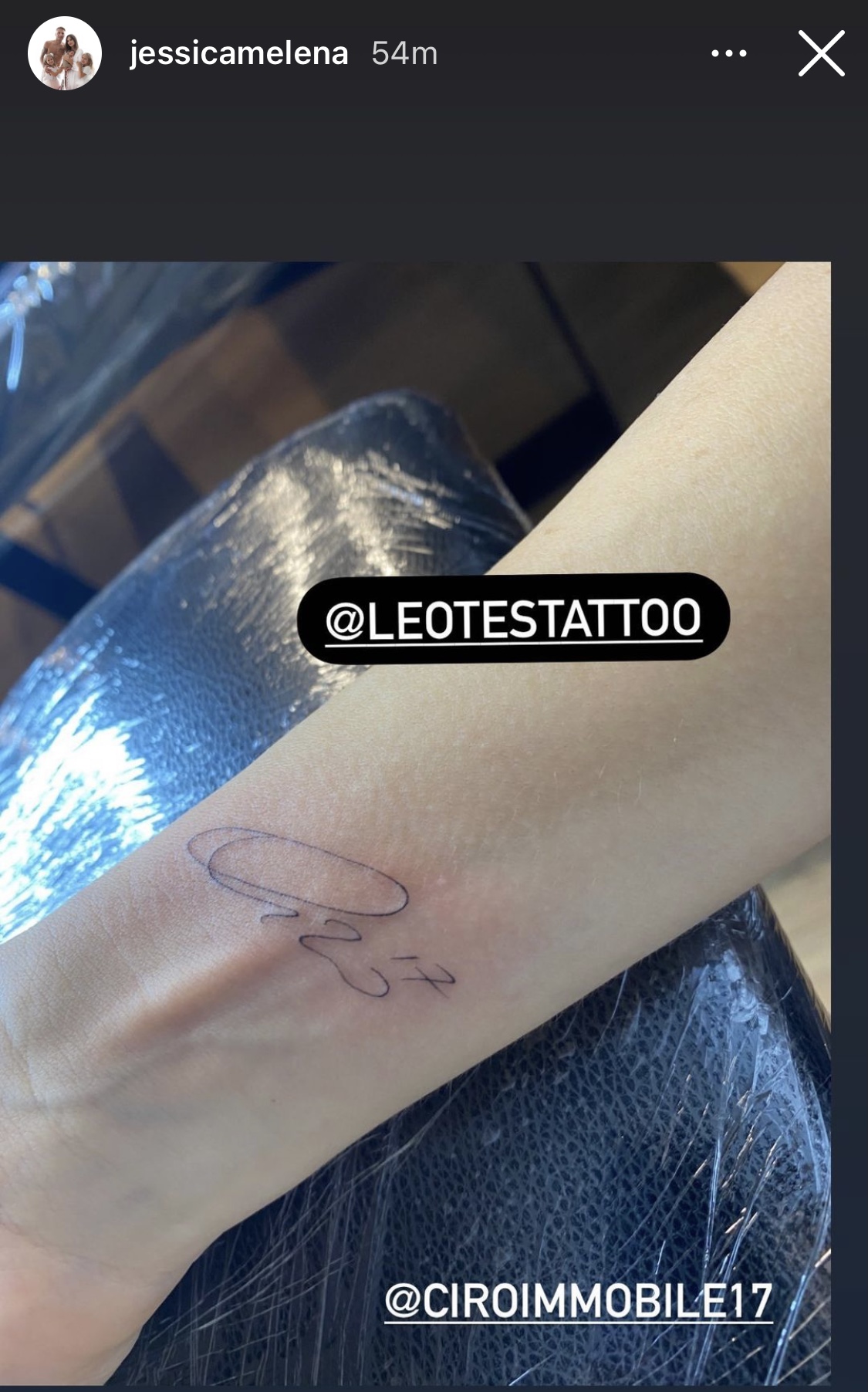 Lazio Ciro E Jessica Ecco I Nuovi Tatuaggi Della Coppia Foto